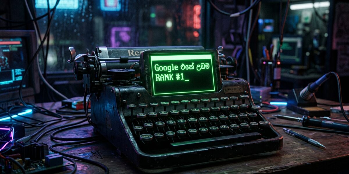 Google එකේ උඩම Rank වෙන්න Blog Posts ලියමු