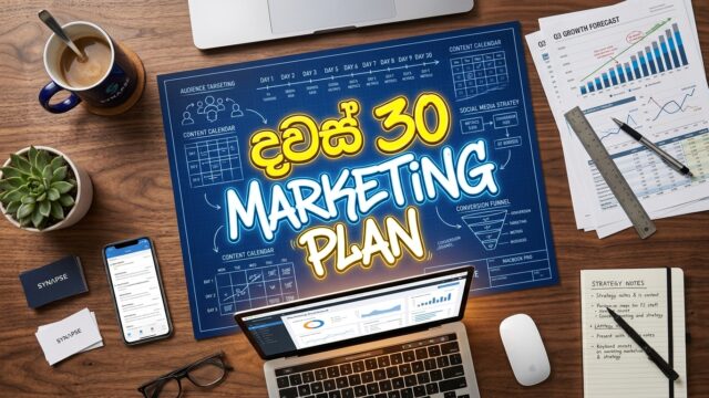දවස් 30න් Business එක ගොඩදාන Marketing Plan එක