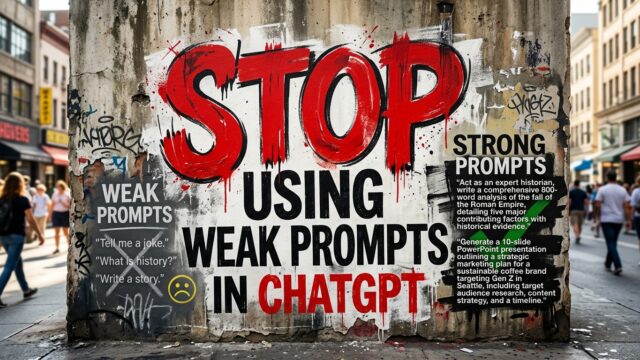 STOP using weak prompts in ChatGPT ❌